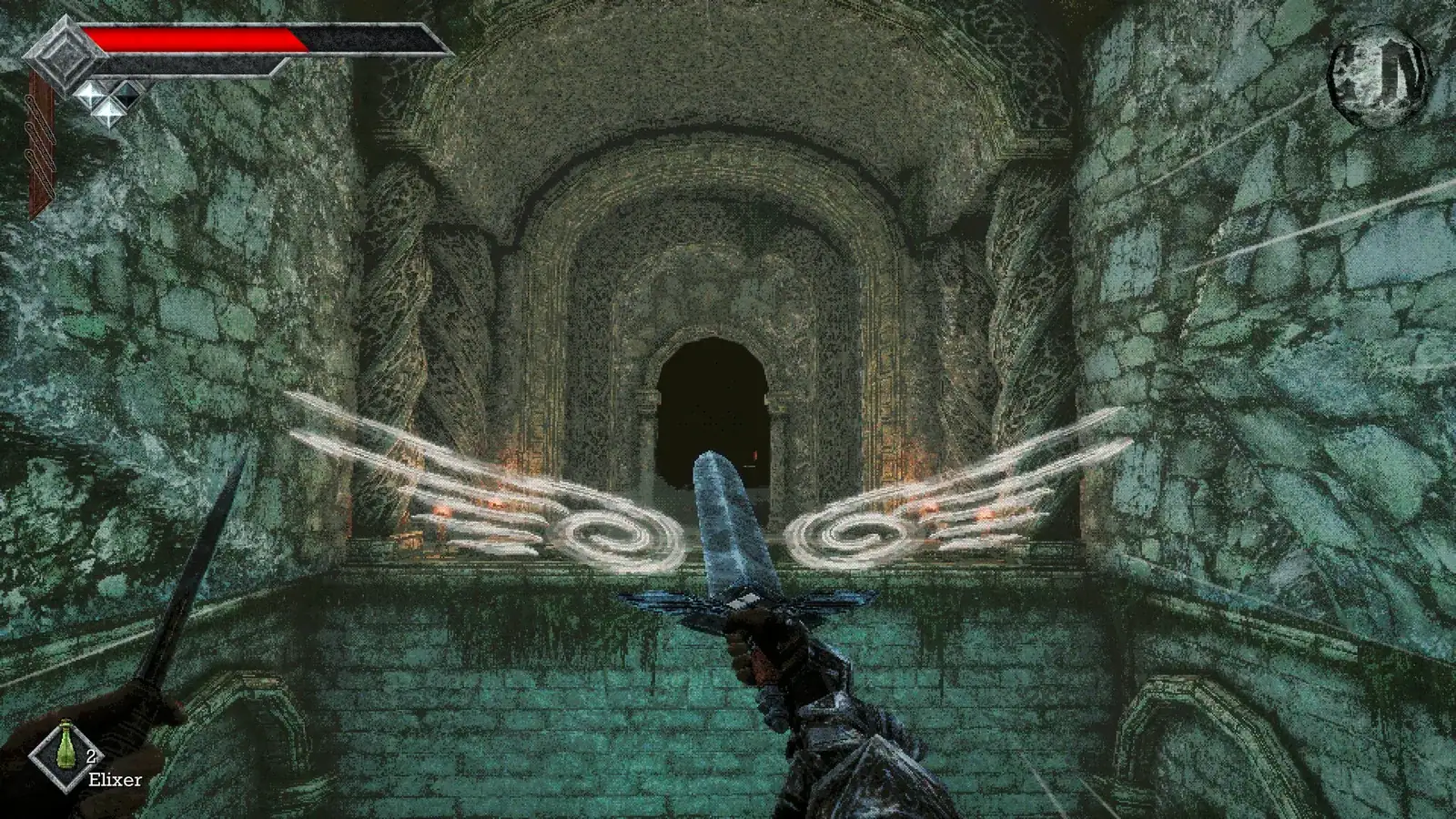 Endu's wings are the only reliable way across the island's larger gaps
